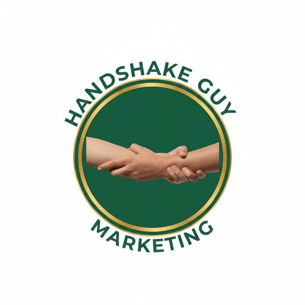 Handshake Guy Marketing Logo